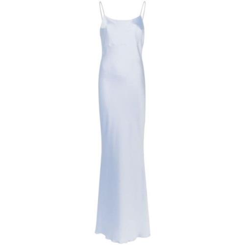 Andamane Maxi Slip Klänning Blue, Dam