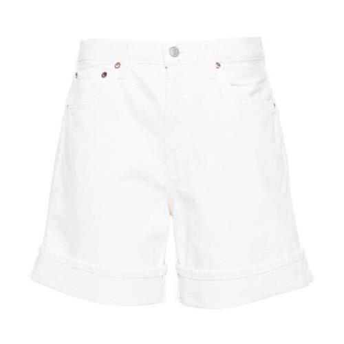 Agolde Denim Shorts White, Dam