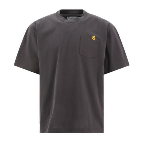 Sacai T-Shirts Gray, Herr