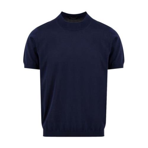 Drumohr Blå T-shirt och Polo Kollektion Blue, Herr