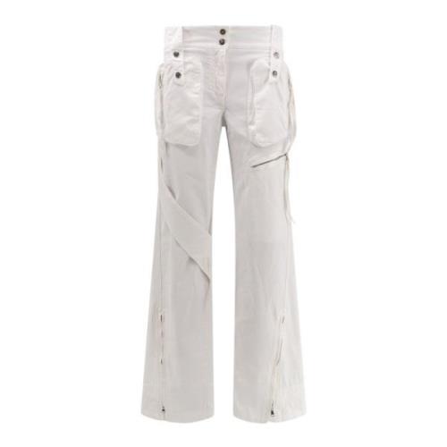 Blumarine Trousers White, Dam