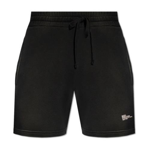 Diesel P-Stelt-N1 shorts med logotyp Black, Herr