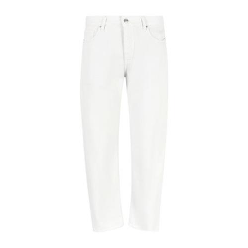 Armani Exchange Off White Straight Leg Jeans Beige, Herr