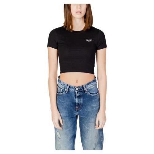 Tommy Jeans T-Shirts Black, Dam