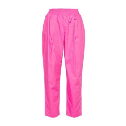 Twinset Straight Trousers Pink, Dam