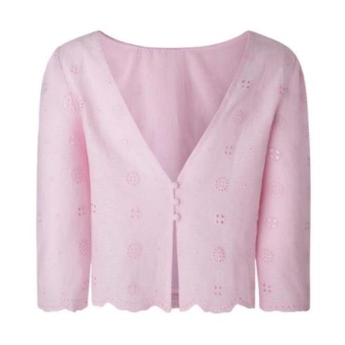 Pepe Jeans Blouses Pink, Dam