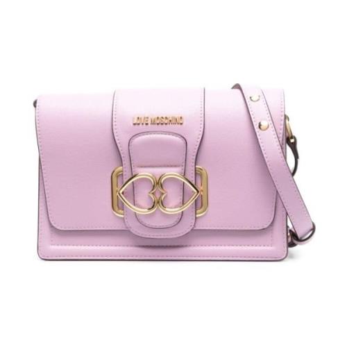 Love Moschino Cross Body Bags Pink, Dam