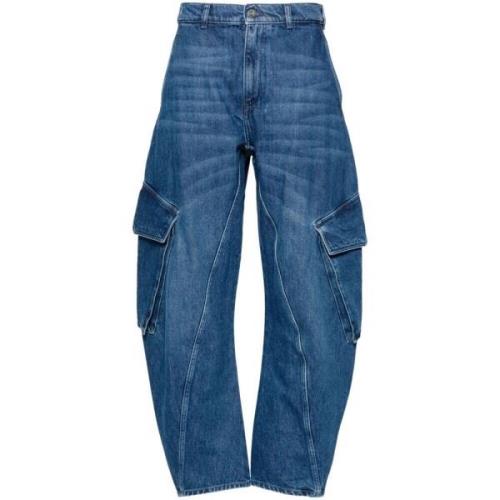 JW Anderson Loose-fit Jeans Blue, Dam