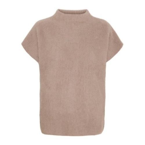 Btfcph Kashmir Tvättbjörn Pullover Sweater Mocha Brown Pink, Dam