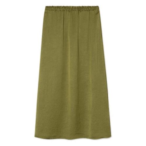 American Vintage Midi Skirts Green, Dam