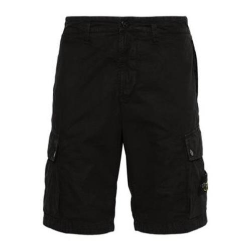 Stone Island Casual Shorts Black, Herr