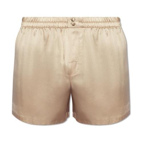 Dolce & Gabbana Silkunderkläder shorts Beige, Herr