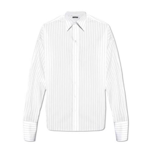 Dolce & Gabbana Randig skjorta White, Herr