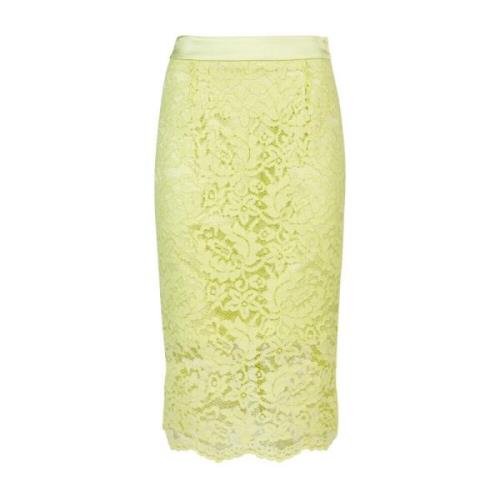 Doris S Midi Skirts Green, Dam