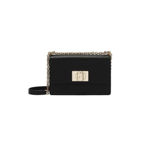 Furla Svart Crossbody Väskor Samling Black, Dam