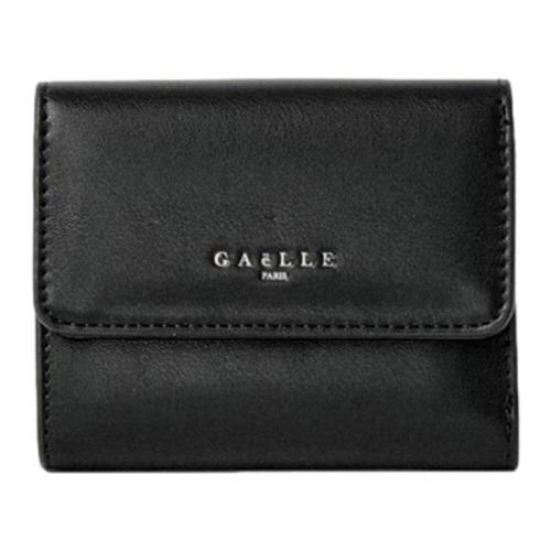 Gaëlle Paris Mini Wallet Continental Slät Ekoskinn Svart Black, Dam
