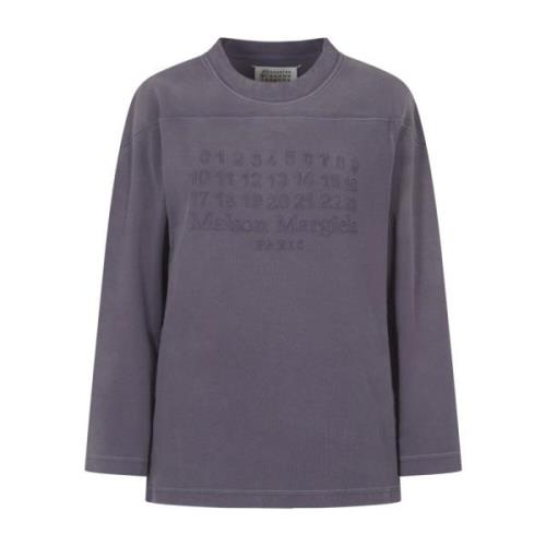 Maison Margiela Sweatshirt Kollektion Purple, Dam