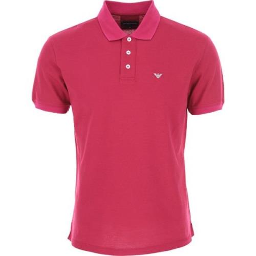 Emporio Armani Fuchsia T-shirts och Polos Pink, Herr