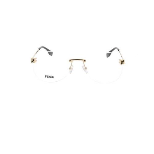 Fendi Glasses White, Unisex