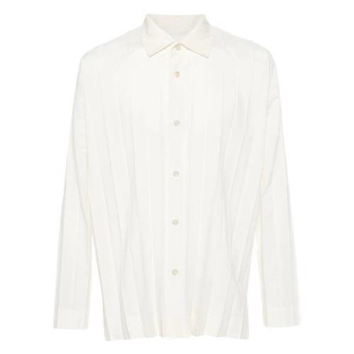 Issey Miyake Casual Shirts White, Herr