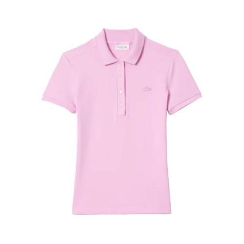 Lacoste Polo Shirts Pink, Dam
