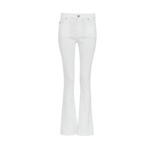 Adriano Goldschmied Flared Jeans White, Dam