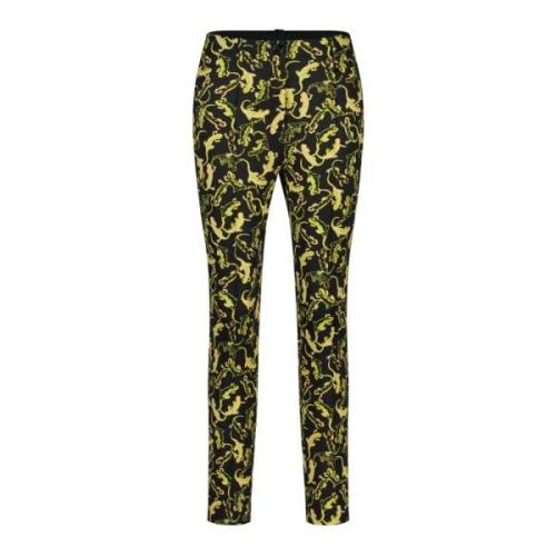 Marc Cain Slim-fit Trousers Yellow, Dam