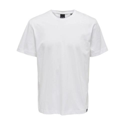 Only & Sons T-Shirts White, Herr