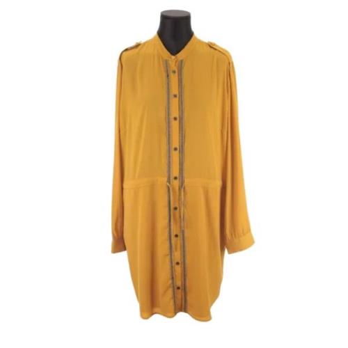 Armani Pre-owned Pre-owned Polyester klnningar Yellow, Dam