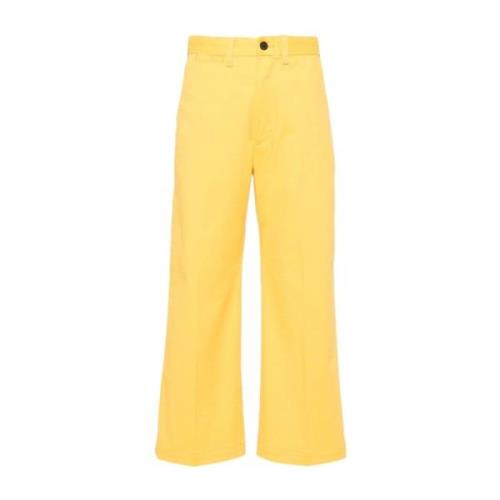 Ralph Lauren Wide Trousers Yellow, Dam