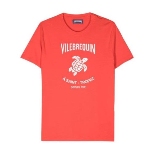 Vilebrequin T-Shirts Red, Herr