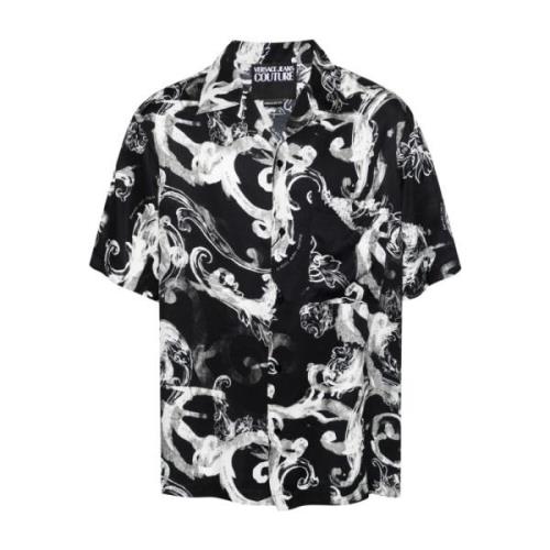 Versace Jeans Couture Short Sleeve Shirts Black, Herr