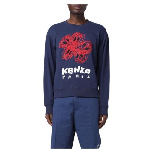 Kenzo Sweatshirts Blue, Herr