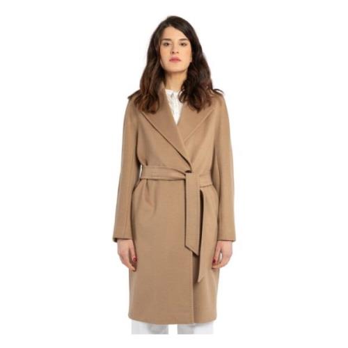 Max Mara Studio Coats Beige, Dam