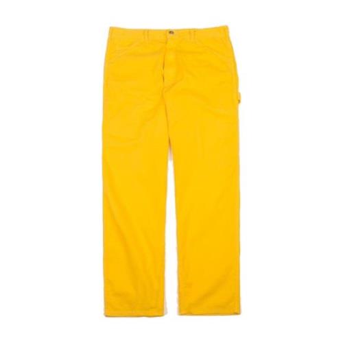Stan Ray Cropped Trousers Yellow, Herr
