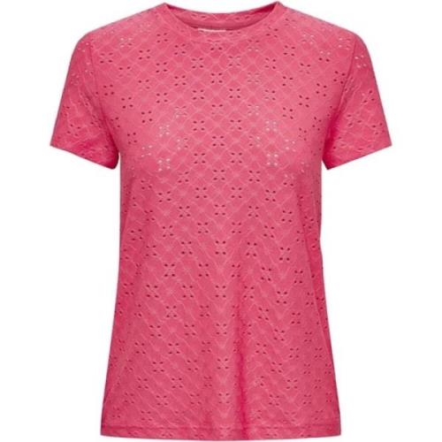 Jacqueline de Yong T-Shirts Pink, Dam