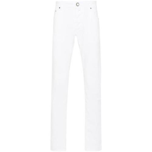Jacob Cohën Slim-fit Jeans White, Herr