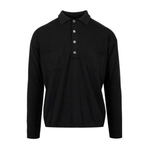 Mauro Grifoni Polo Shirts Black, Herr