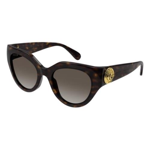 Gucci Stiliga Gg1408S Solglasögon Brown, Dam