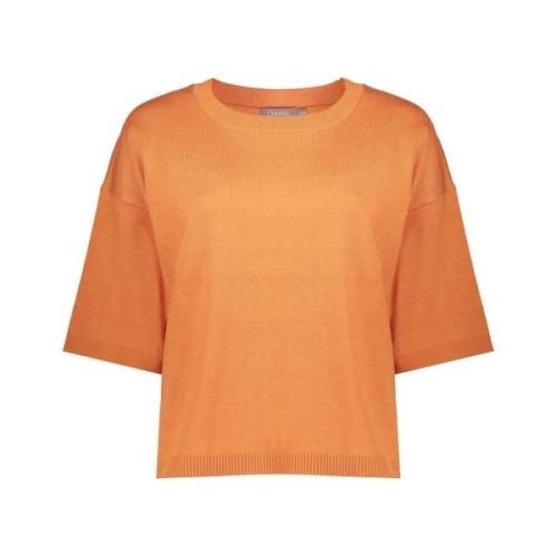 Geisha Round-neck Knitwear Orange, Dam