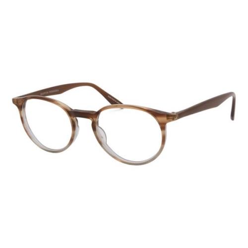 Barton Perreira Striped Brown Grey Eyewear Frames Multicolor, Dam