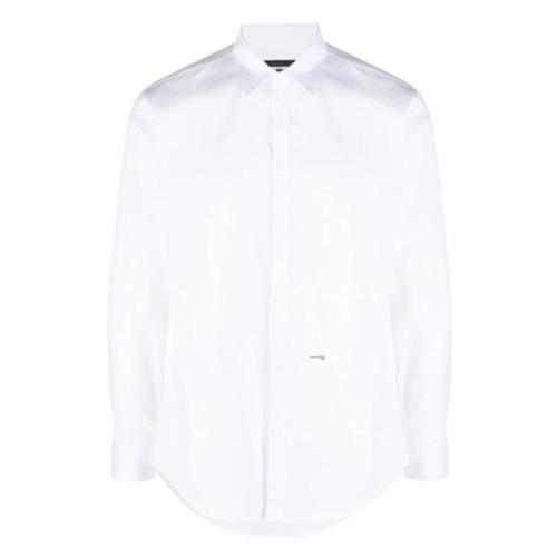 Dsquared2 Vita Skjortor för Män White, Herr