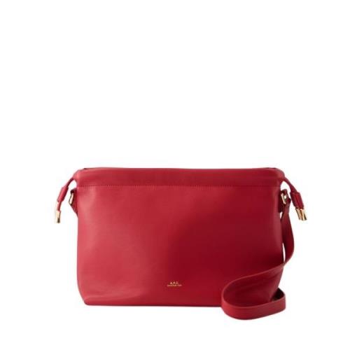 A.p.c. Röd Syntetisk Ninon Crossbody Väska Red, Dam