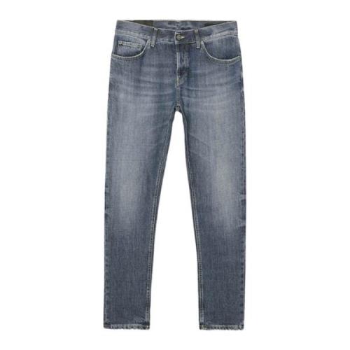 Dondup Slim-Fit Jeans för Män Blue, Herr