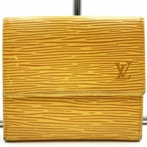 Louis Vuitton Vintage Pre-owned Laeder plnbcker Yellow, Dam