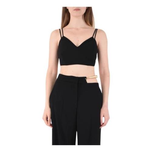 Simona Corsellini Sleeveless Tops Black, Dam