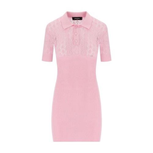Dsquared2 Short Dresses Pink, Dam