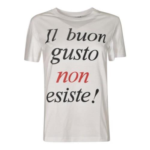 Moschino Designer T-shirts och Polos White, Dam