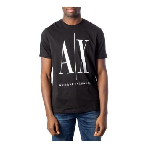 Armani Exchange T-Shirts Black, Herr