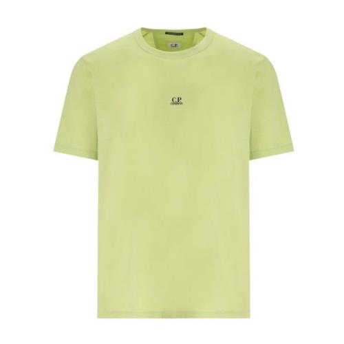C.p. Company Lätt Jersey Vit Päron T-shirt Green, Herr